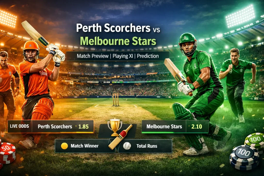 Perth Scorchers vs Melbourne Stars Preview: Playing XI & Prediction