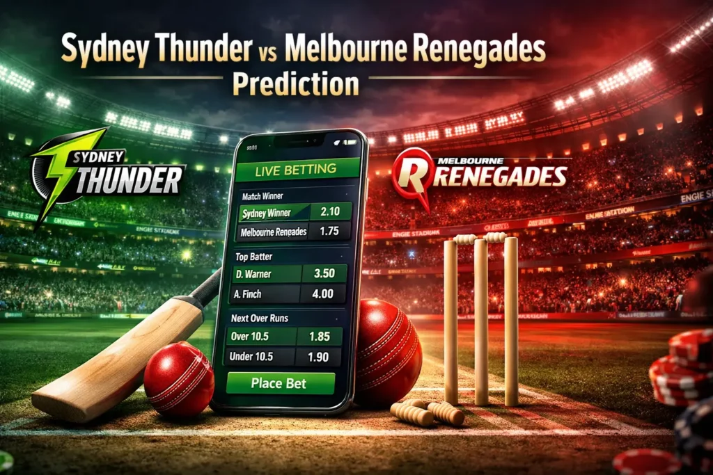 Sydney Thunder vs Melbourne Renegades: Team News, Pitch Report & Prediction