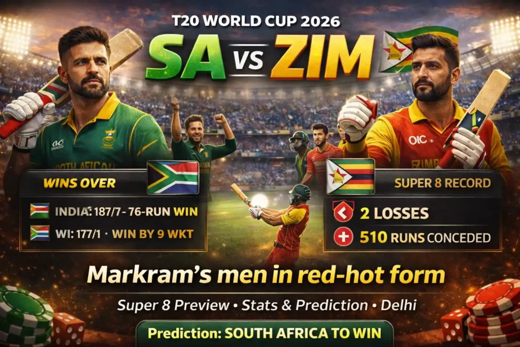 ZIM vs SA T20 World Cup 2026