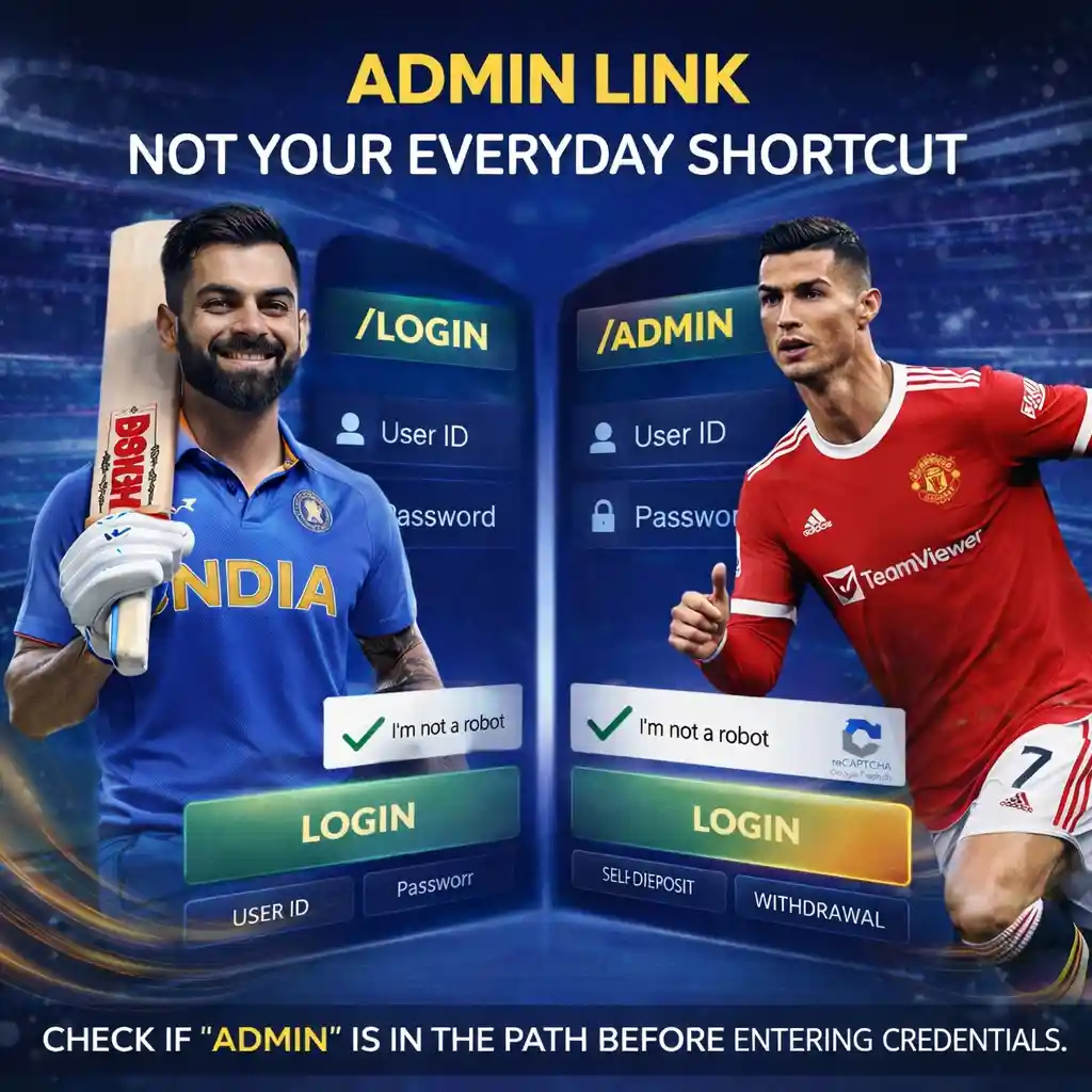 The Admin Link Is Not Your Day to Day Shortcut.